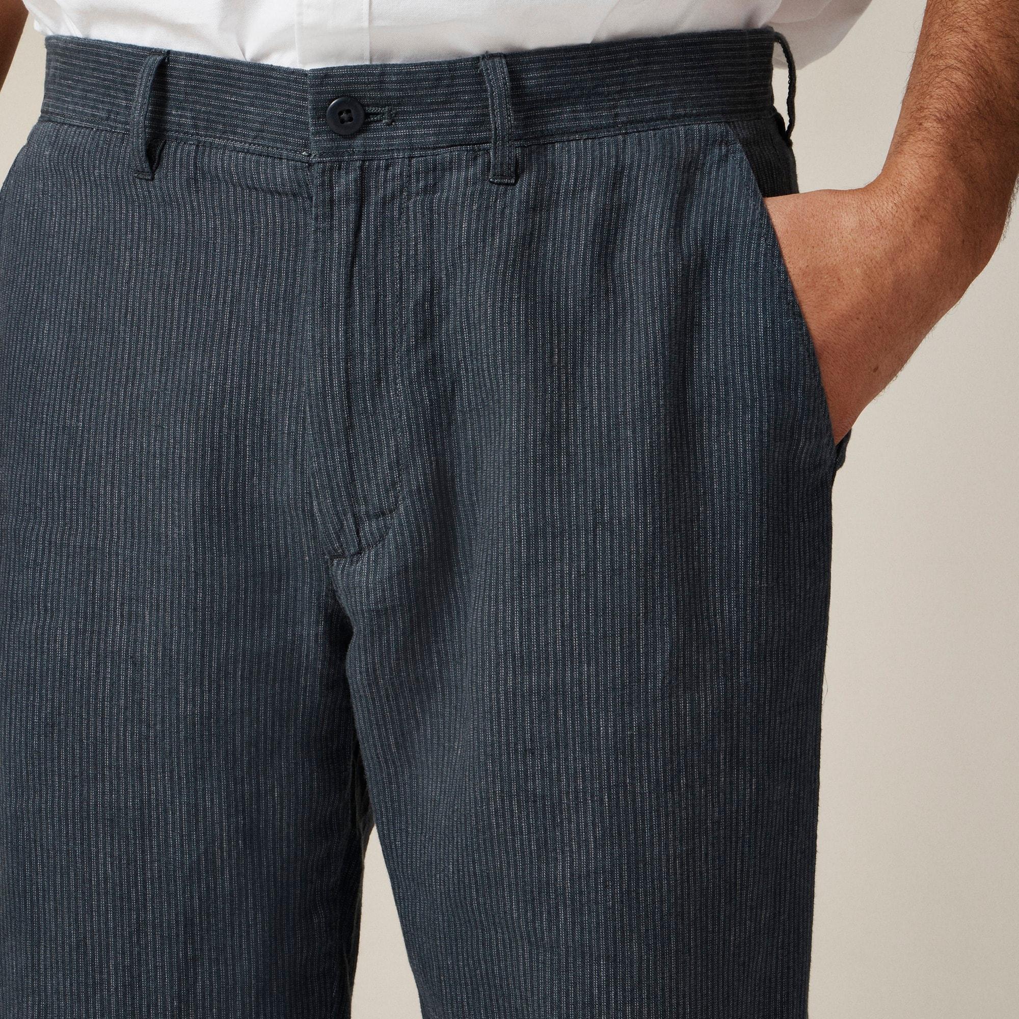 Classic-fit linen trouser Product Image