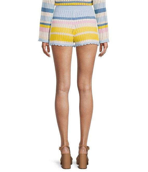GB Off The Shoulder Striped Sweater Product Image