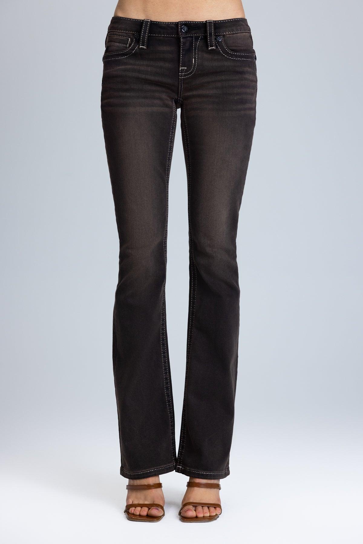 Gabbriette Low Rise Bootcut Jeans Product Image