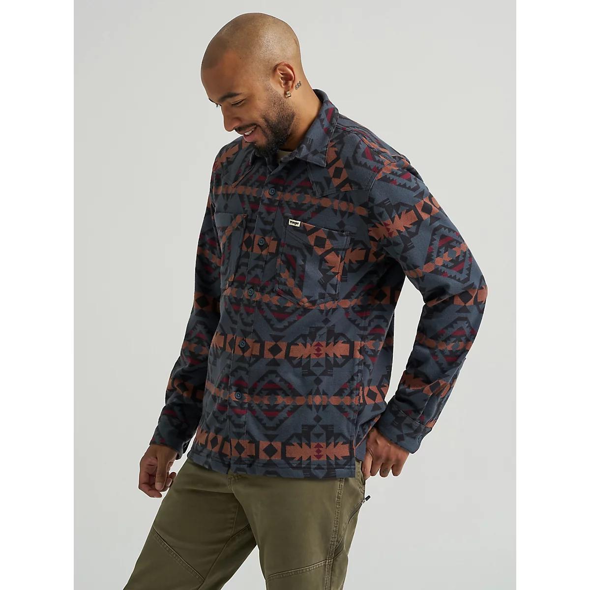 Wrangler All Terrain Gear Men's Campsite Flannel Shirt | Men's SHIRTS | Wrangler® Product Image