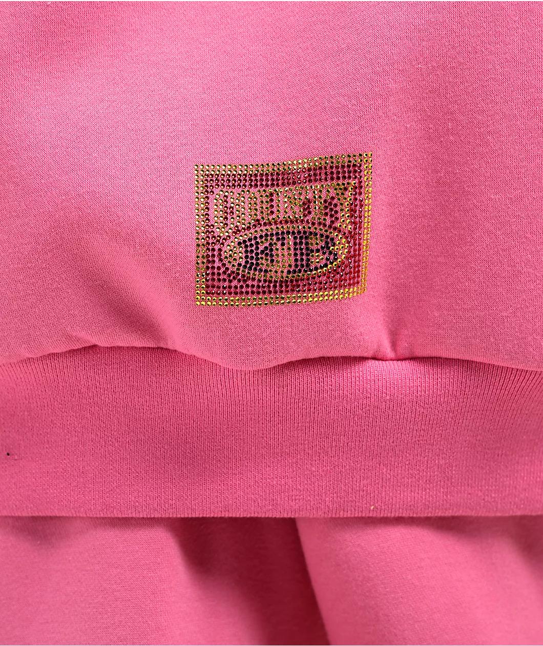 FB County Rhinestone Pink Hoodie Product Image