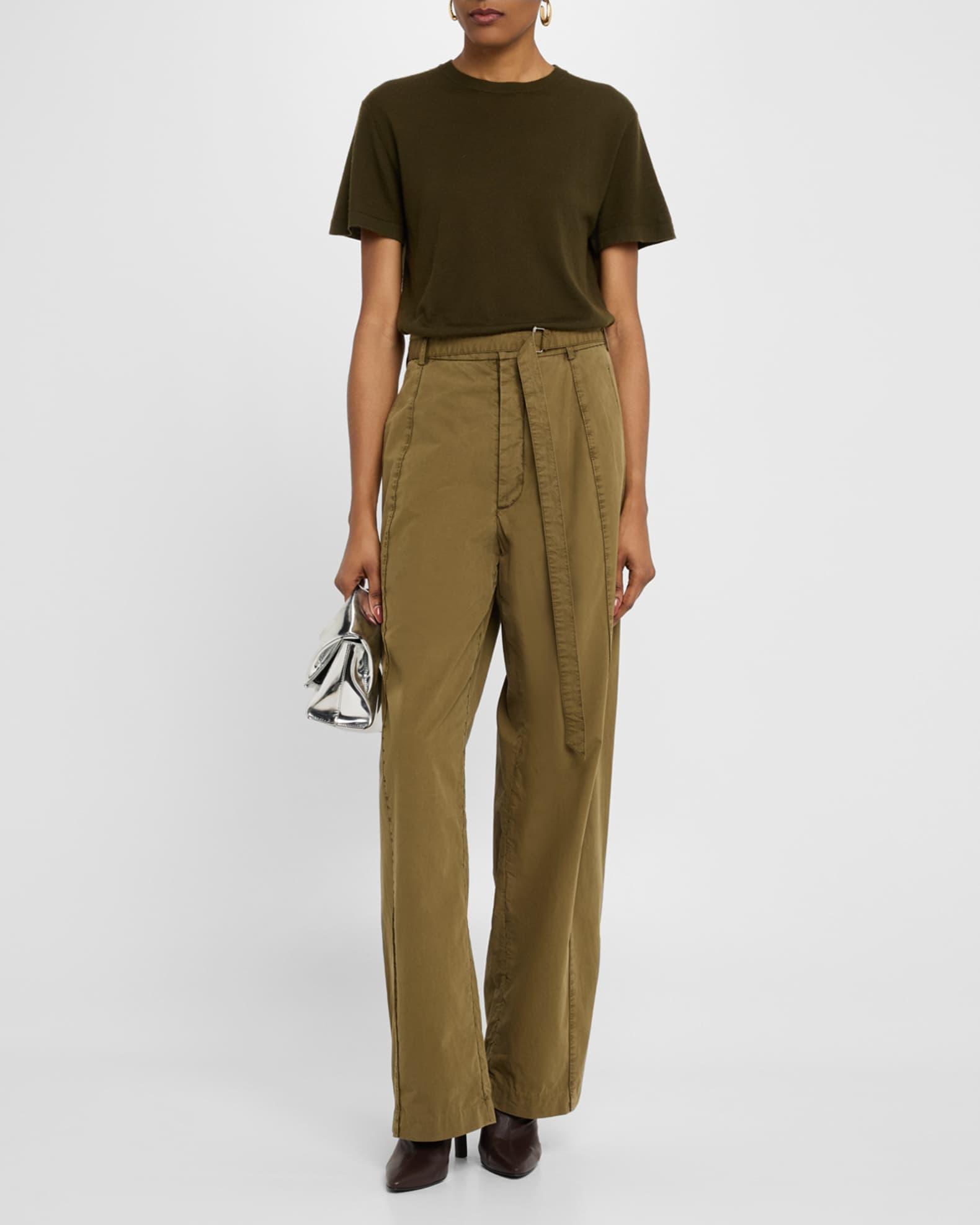 Belted Drop Waist Pants Product Image