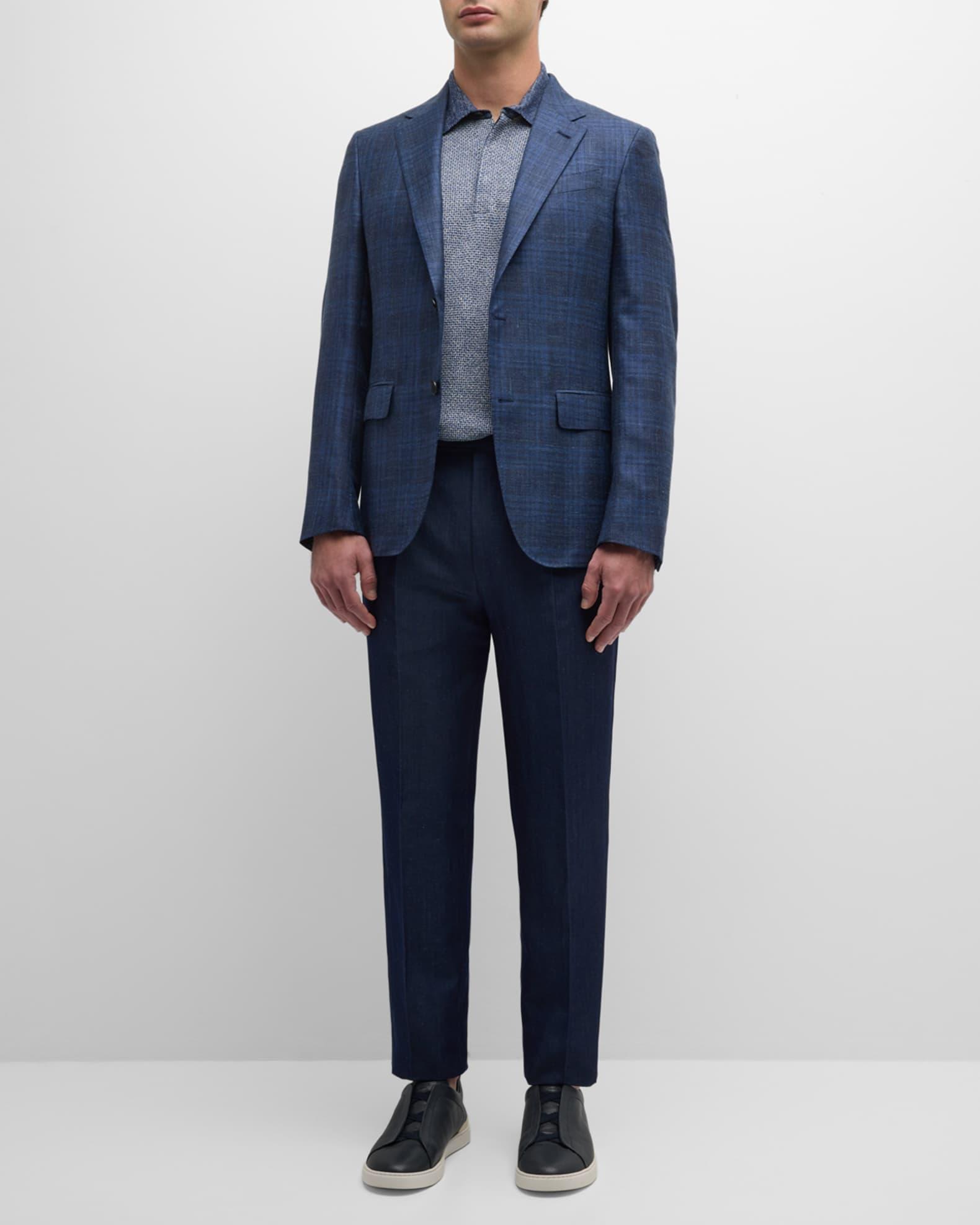 Men's Macro-Check Sport Coat Product Image