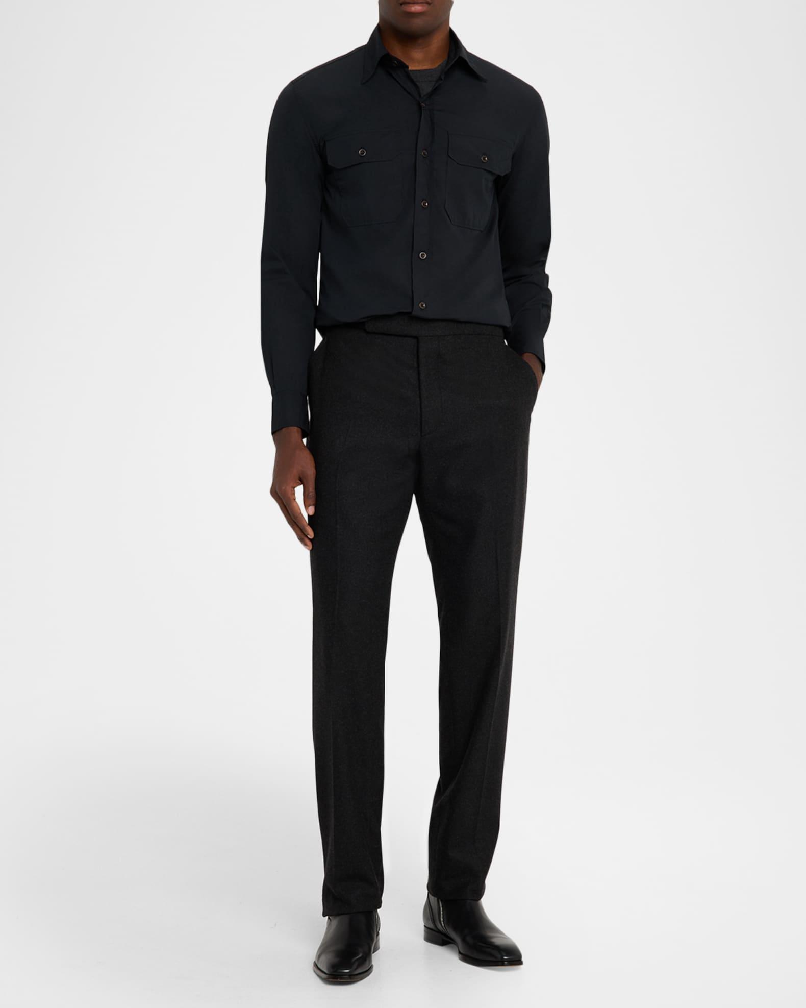 Men's Sueded Cotton Poplin Button-Down Shirt Product Image