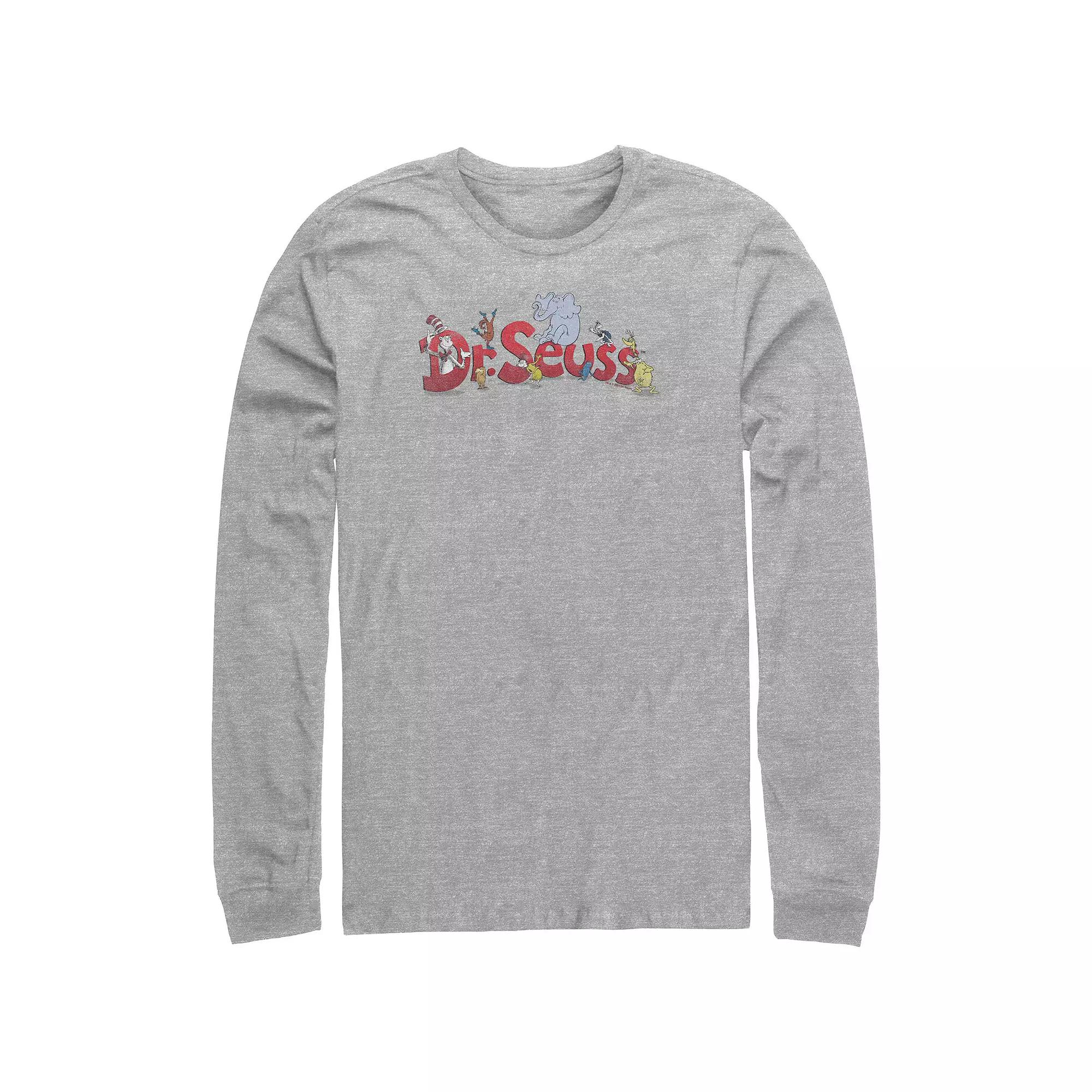 Big & Tall Dr. Seuss Characters Long Sleeve Graphic Tee, Men's,  Product Image