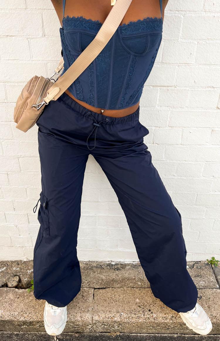 Bronx Navy Drawcord Cargo Pants Baby Product Image