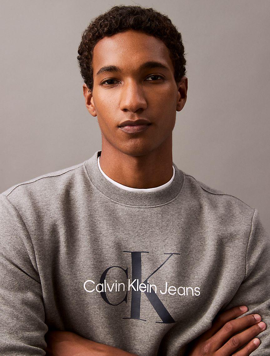 Monologo Fleece Crewneck Sweatshirt Product Image