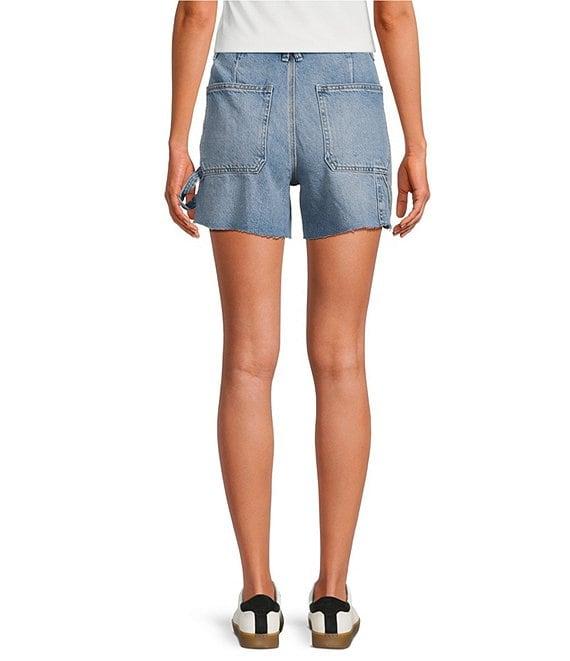 Good American Good 90s Mid Rise Carpenter Long Shorts Product Image