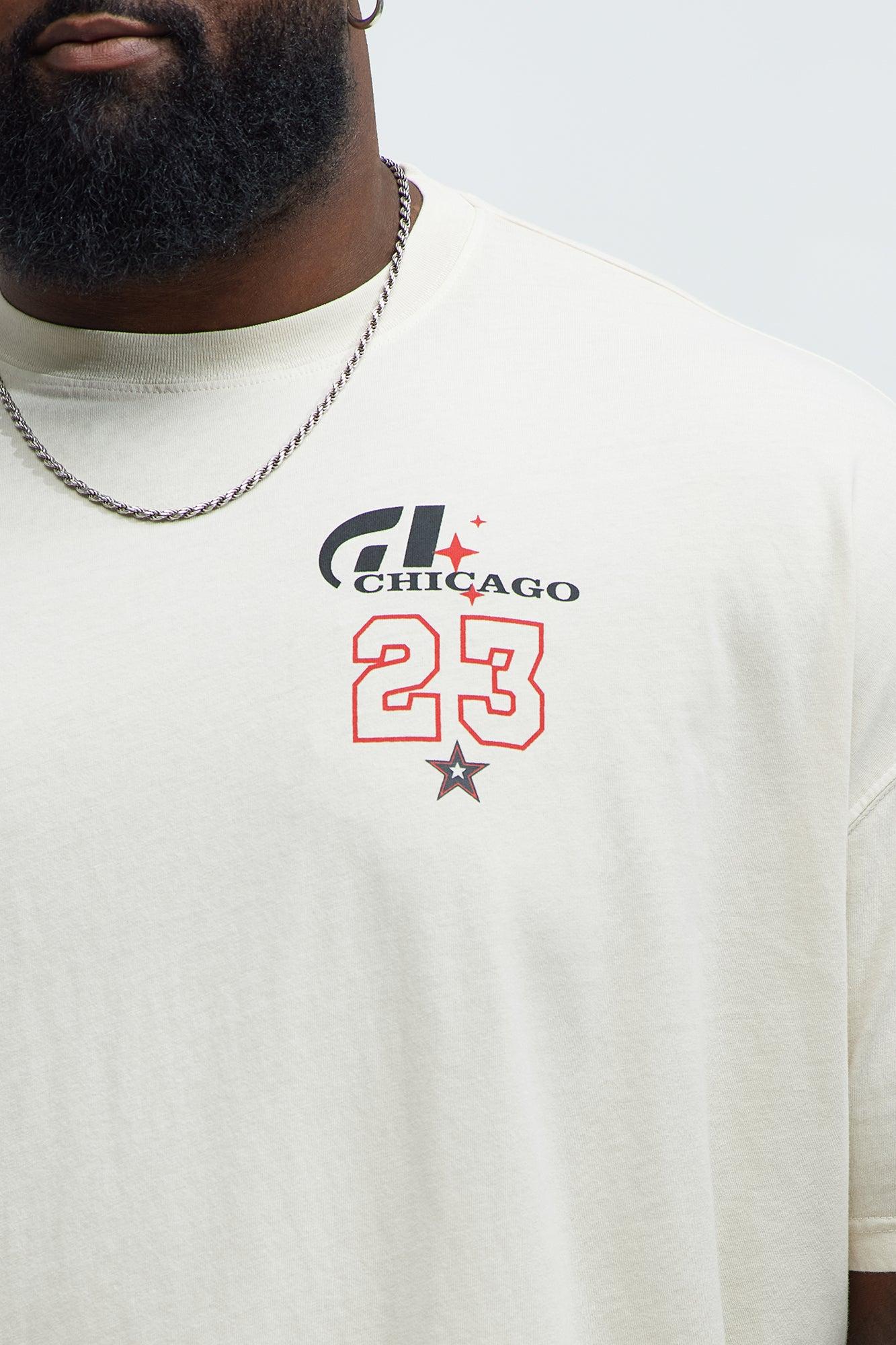 Life Becomes Limitless Oversized Short Sleeve Tee - Cream Product Image