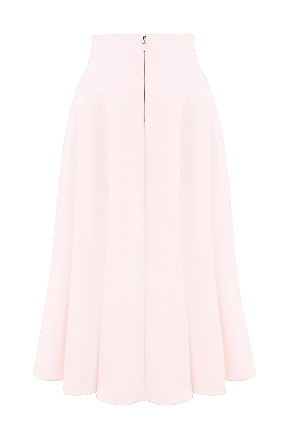 Rita  ballerina pink a-line midi skirt Product Image