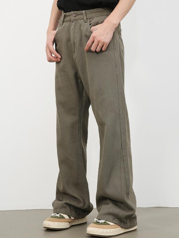 Men's Micro Flare Loose Jeans Product Image