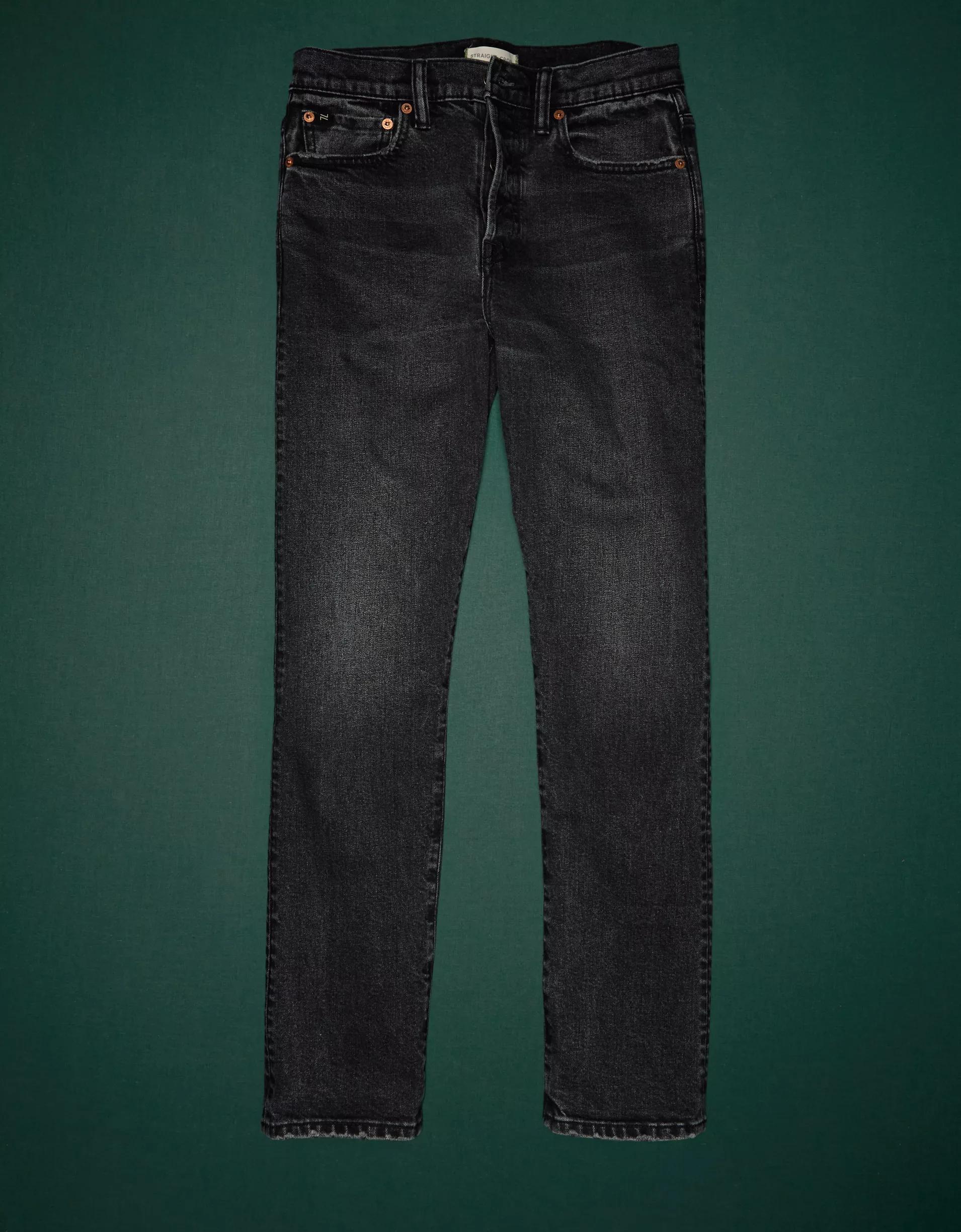 AE77 Premium Straight Crop Jean Product Image