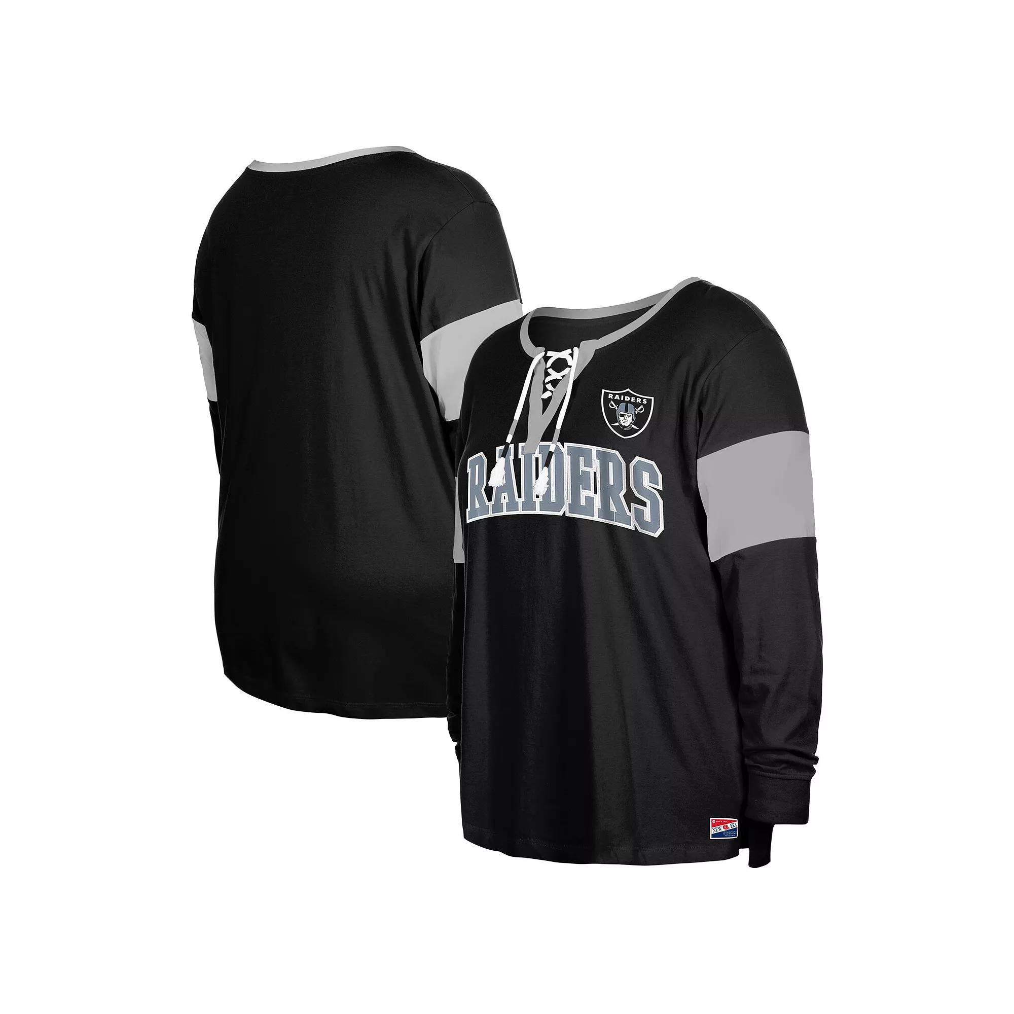 Women's New Era Black Las Vegas Raiders Plus  Product Image