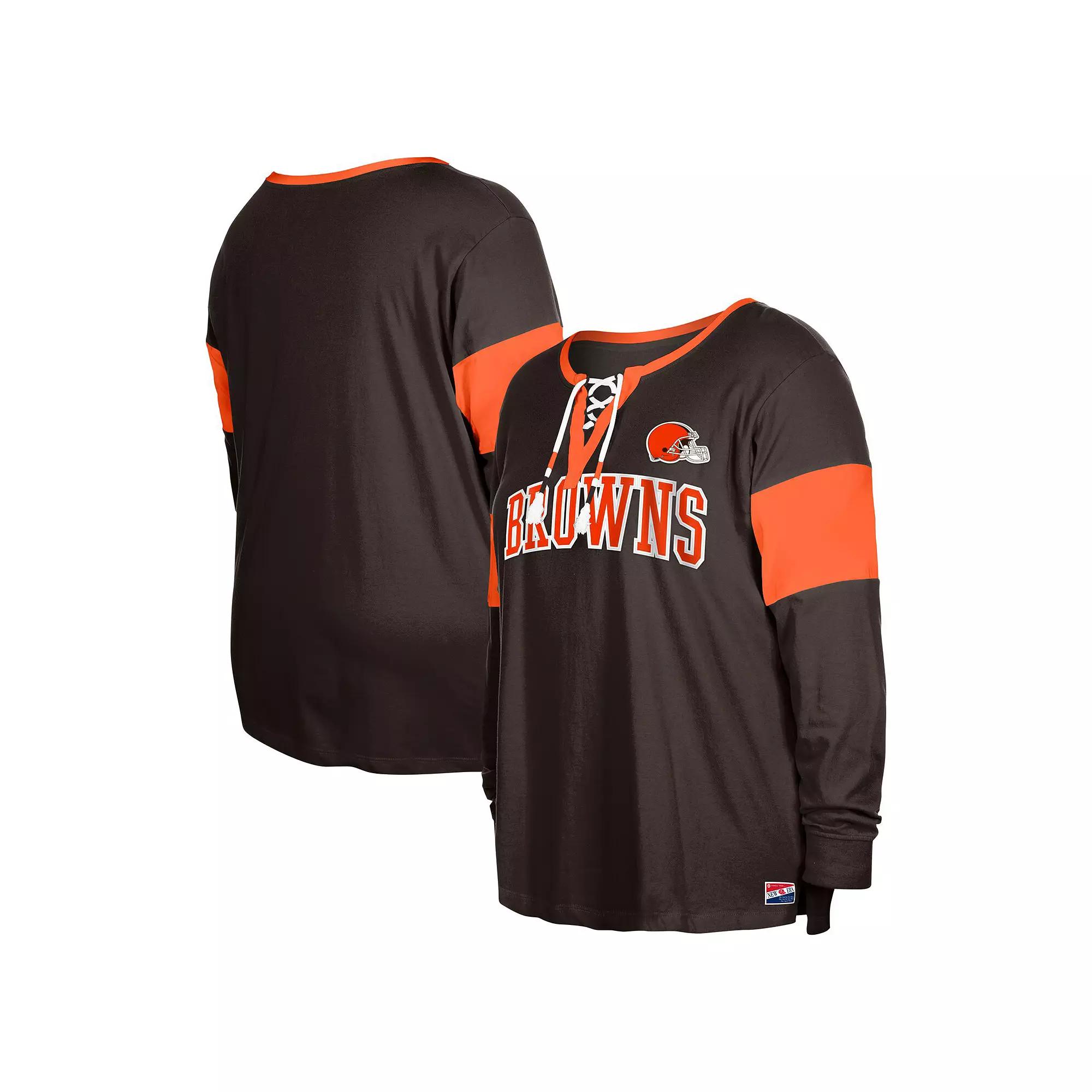 Women's New Era Brown Cleveland Browns Plus  Product Image
