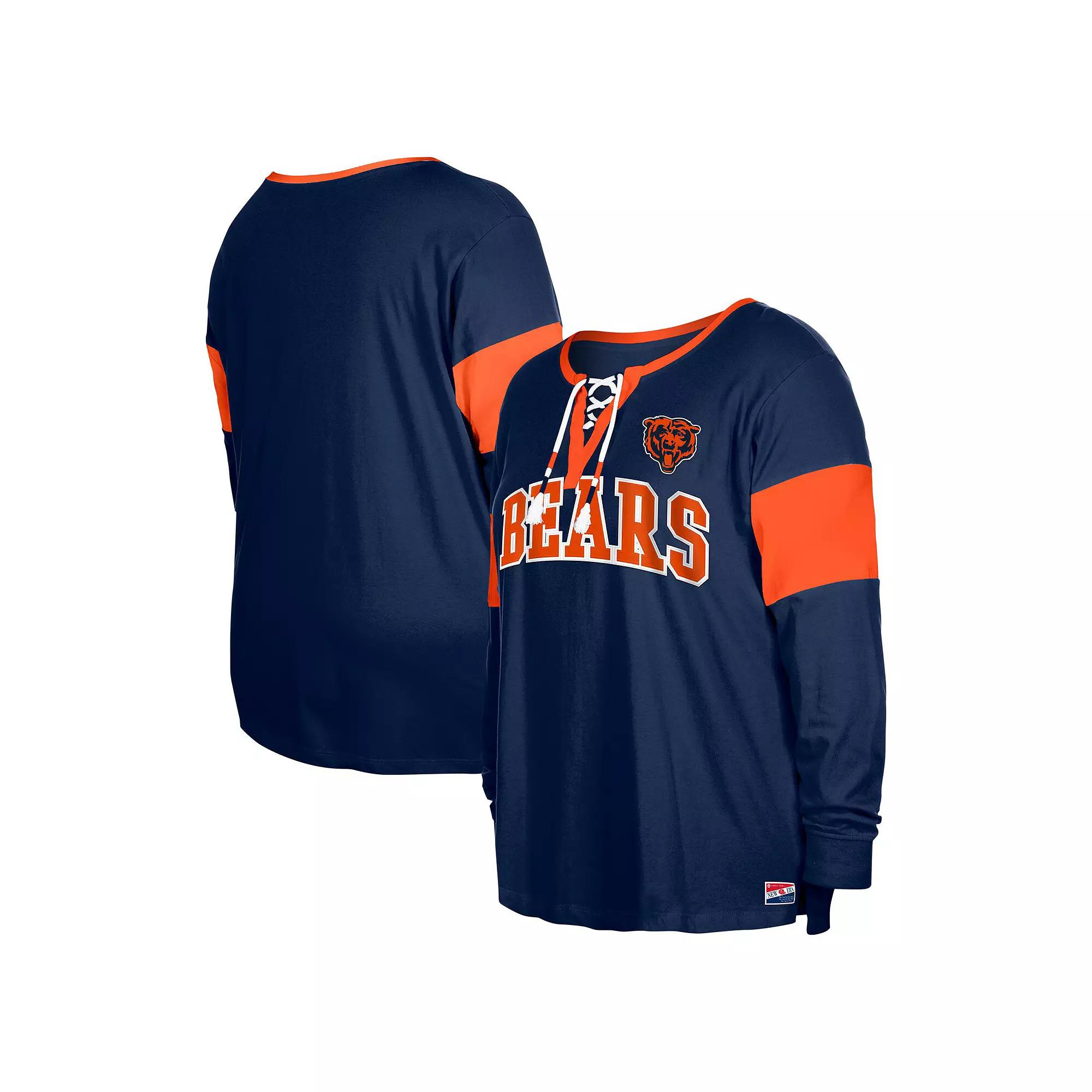 Women's New Era Navy Chicago Bears Plus  Product Image