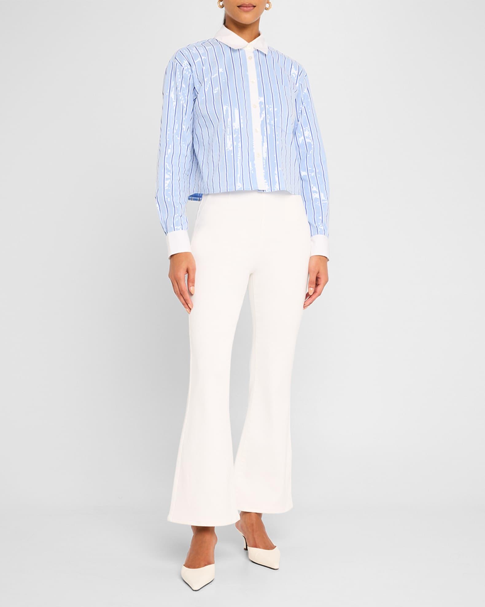 Maia Stripe Sequined Shirt Product Image