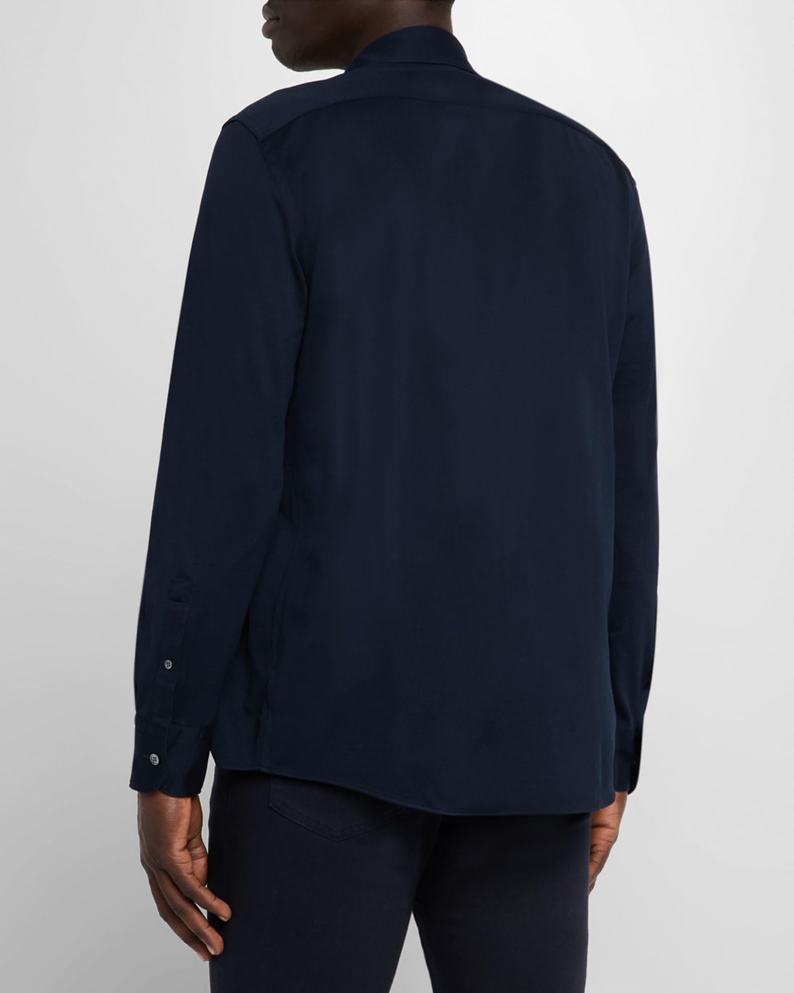 Men's Cotton Pique Sport Shirt Product Image