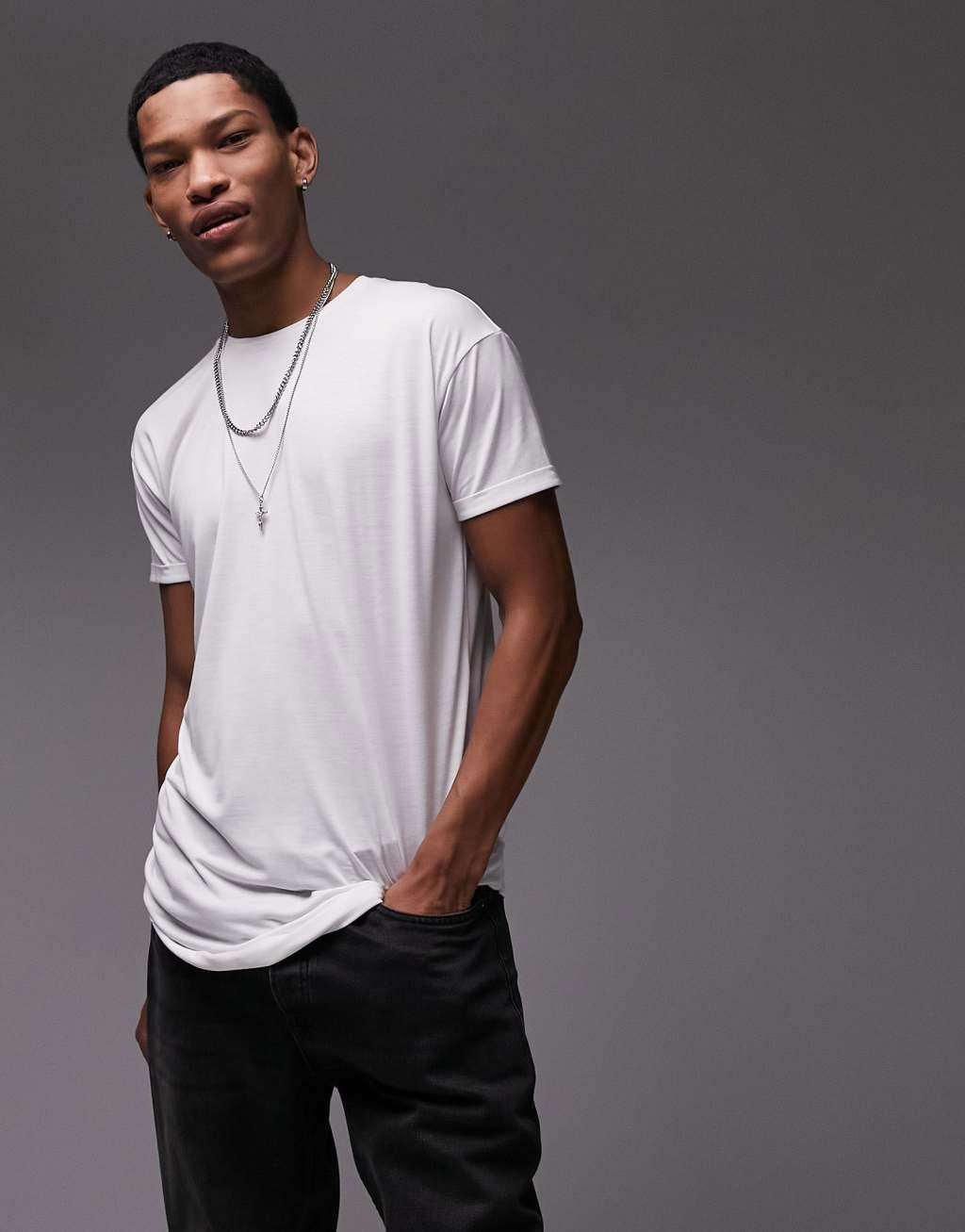 Topman longline T-shirts Product Image