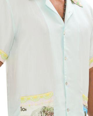 Short Sleeve Printed Camp Shirt Product Image