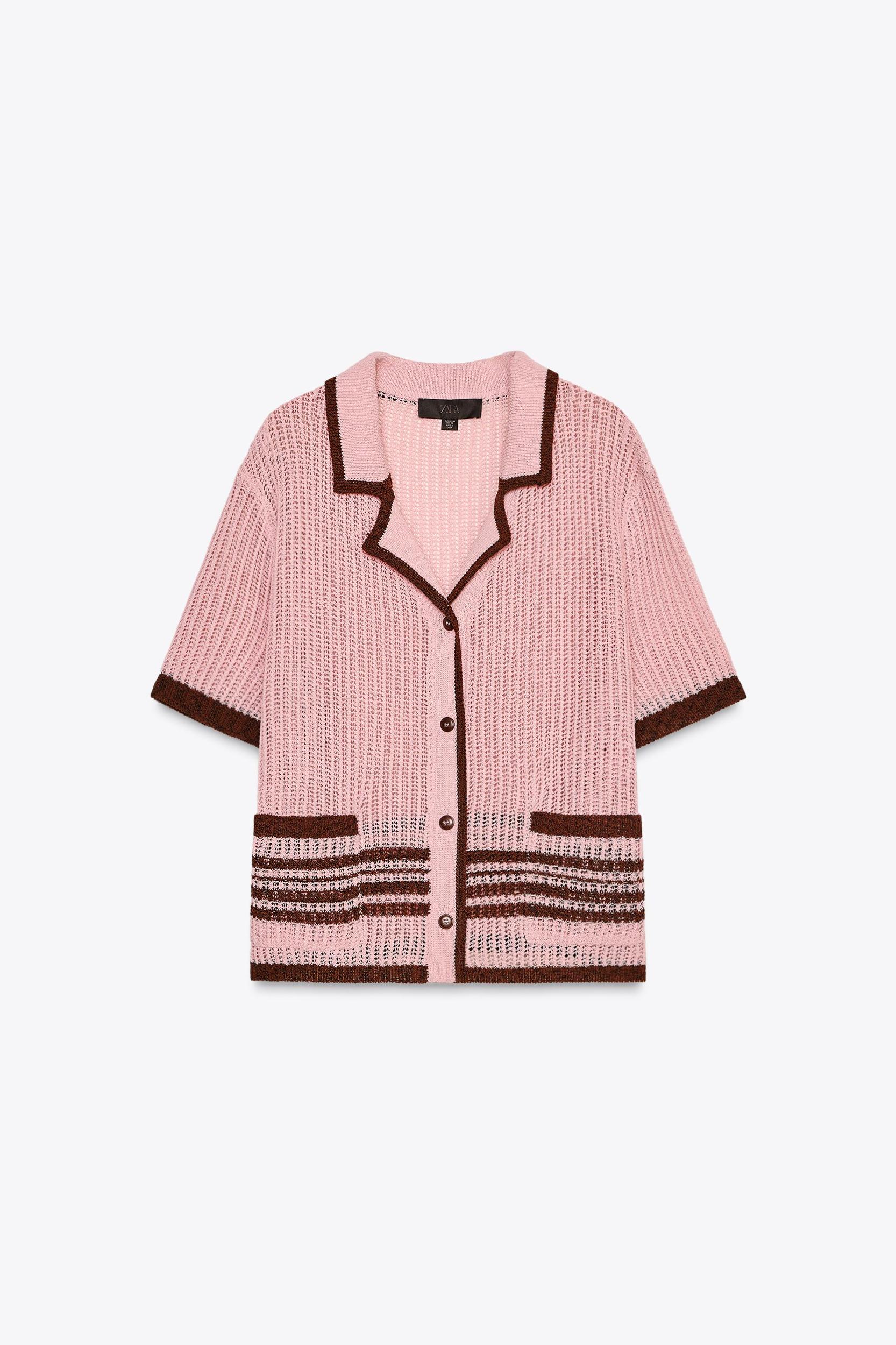 KNITTED POLO JACKET Product Image