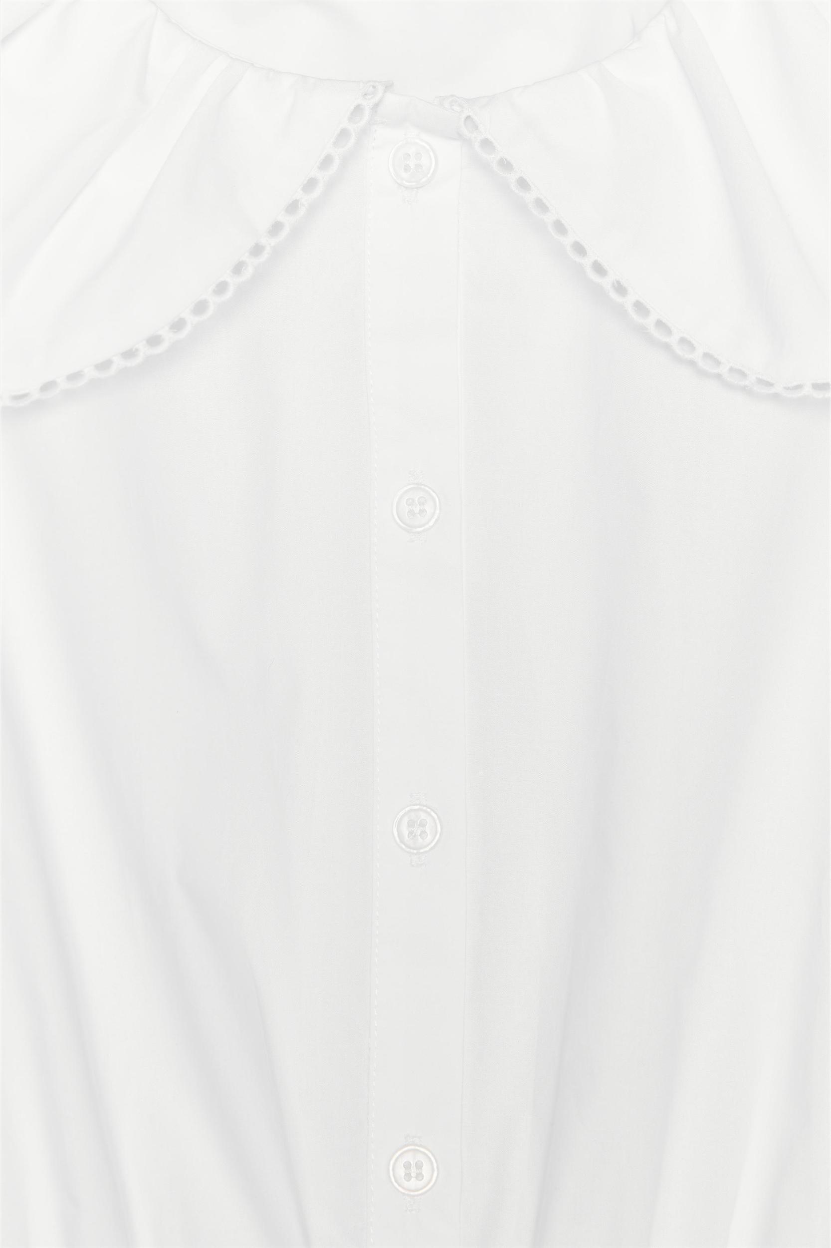 PETER PAN COLLAR POPLIN TOP Product Image