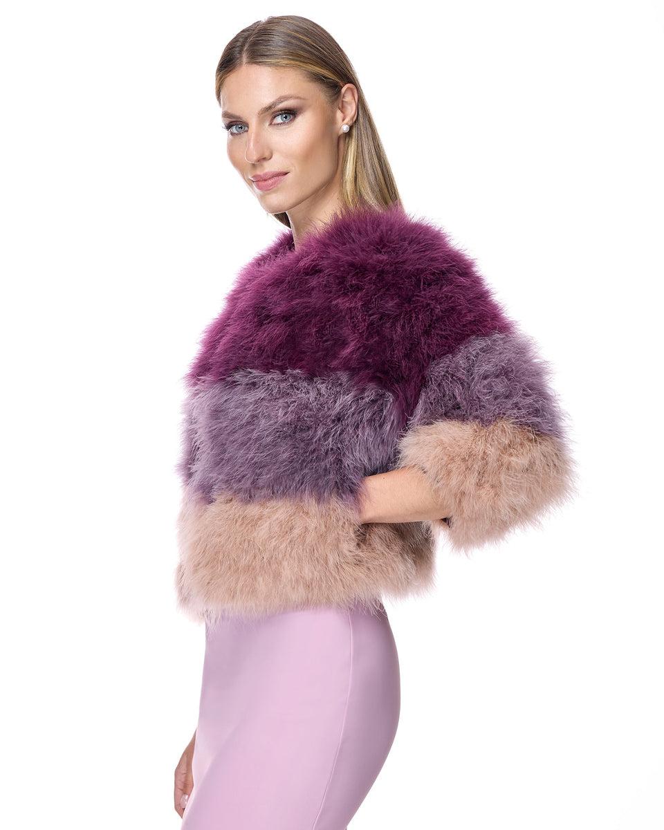 Collarless Feather Bolero Product Image