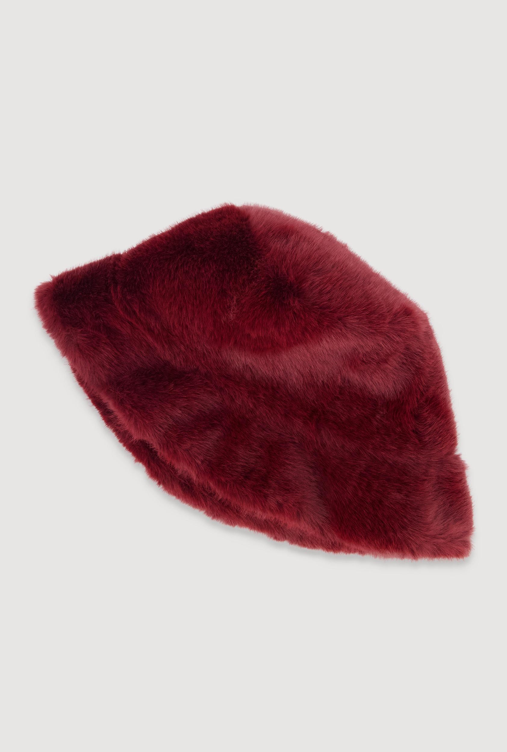 Faux Fur Bucket Hat Female Product Image