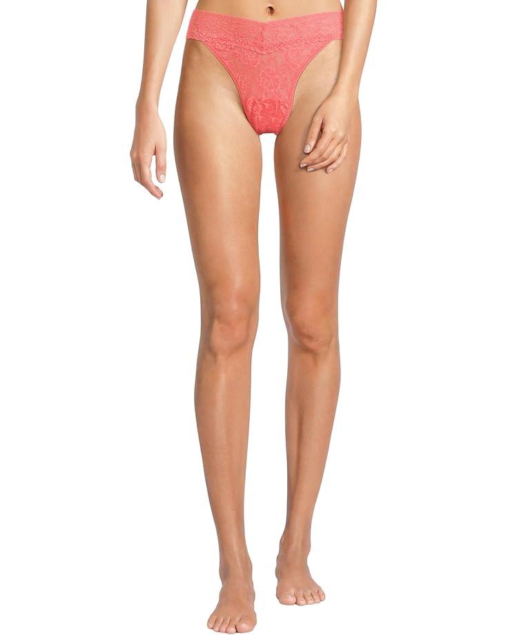 Signature Lace Low Rise Thong Product Image