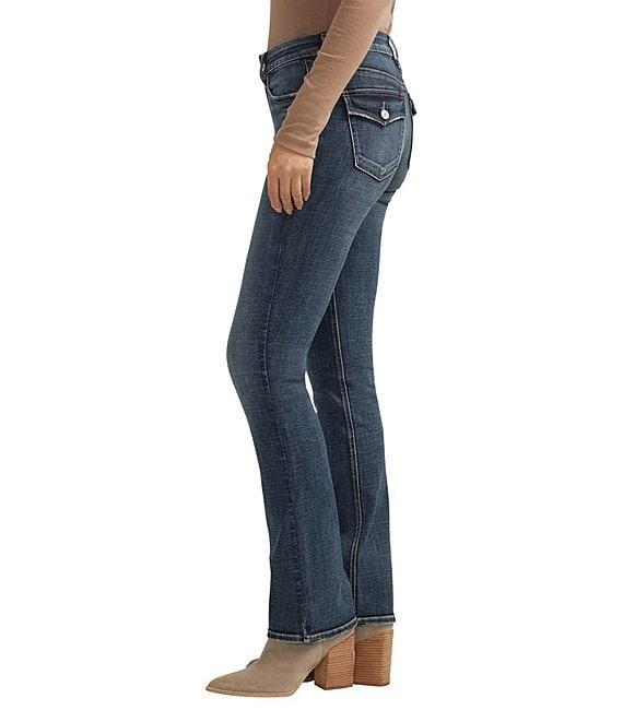 Silver Jeans Co. Suki Mid Rise Power Stretch Slim Fit Bootcut Jeans Product Image