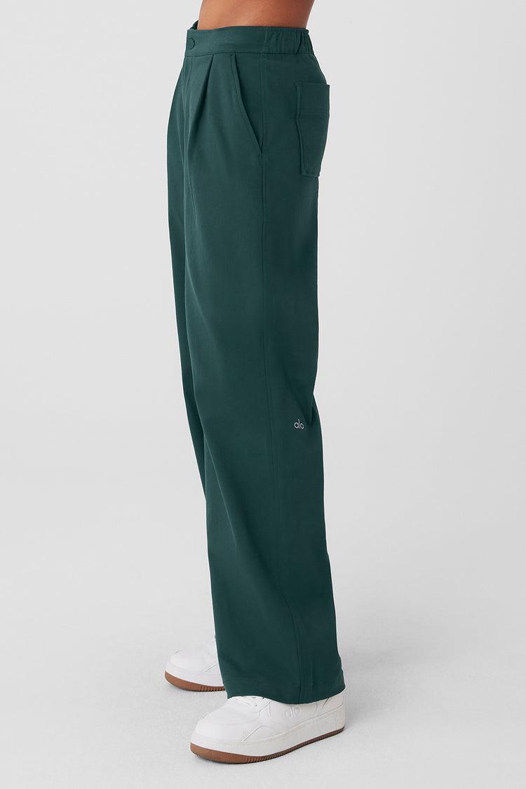 Road Trip Trouser - Midnight Green Product Image