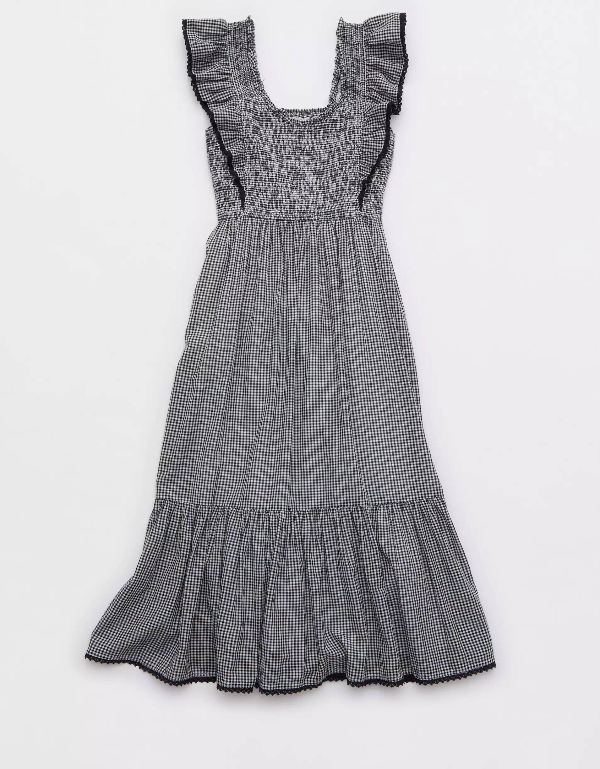 Aerie Ruffle Maxi Dress Product Image