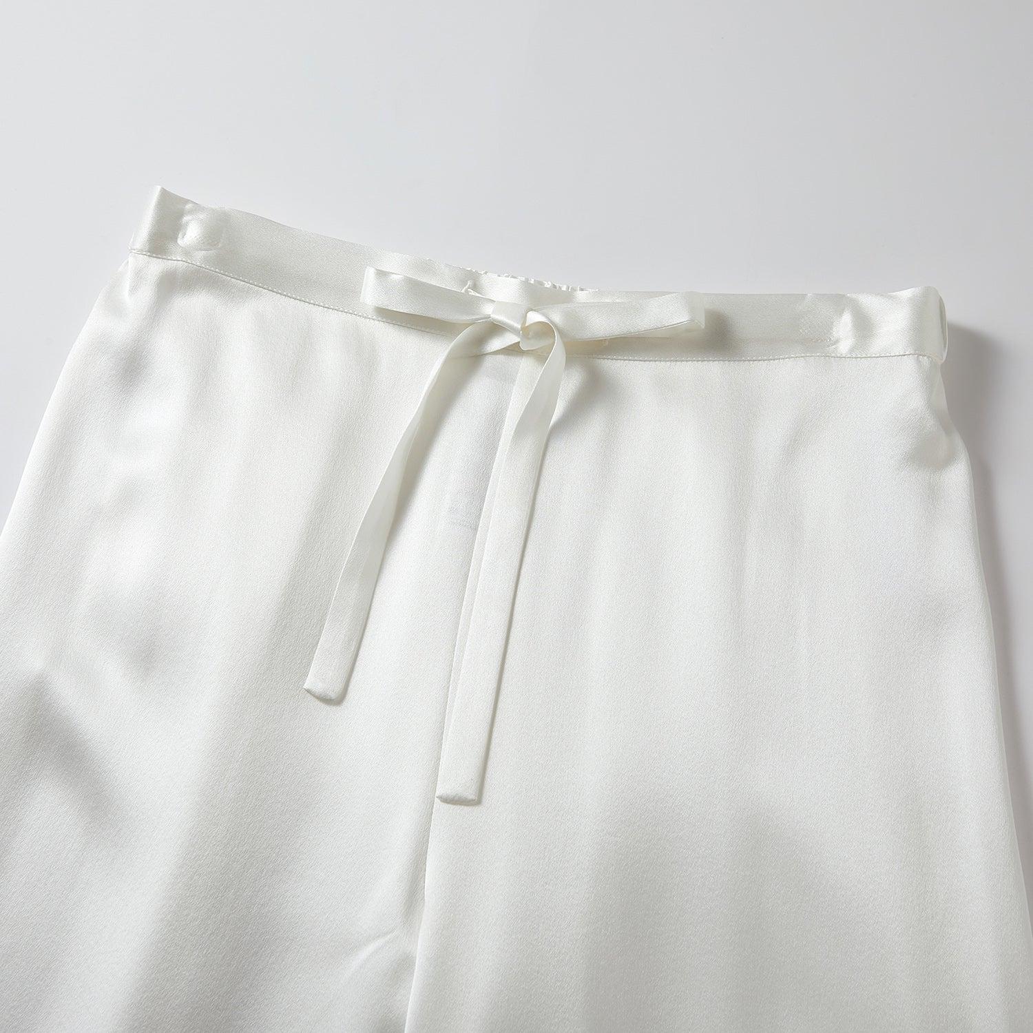 Daffodils Pure Silk Long Sleeve Pajama Set for Men Product Image