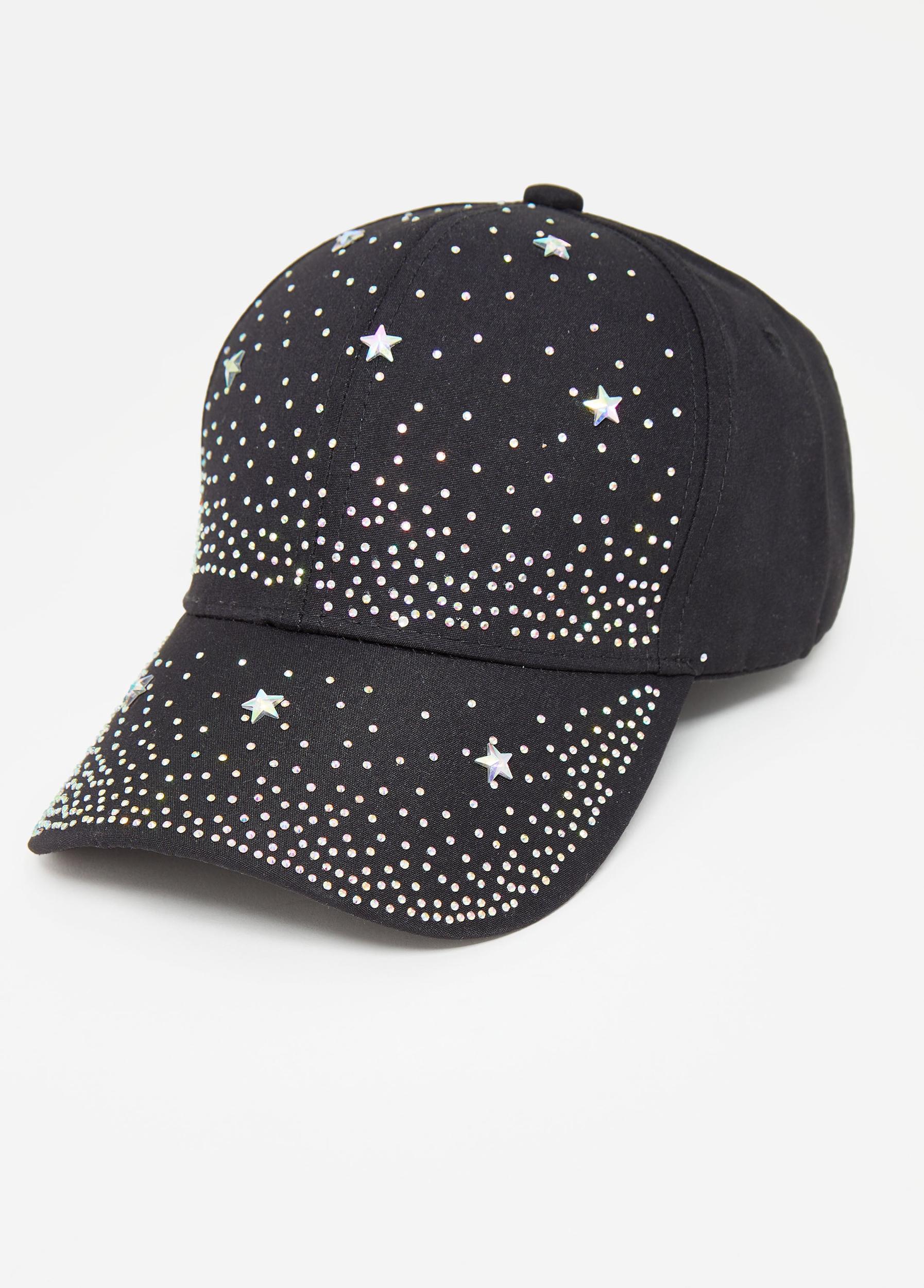 Crystal Denim Baseball Hat Product Image