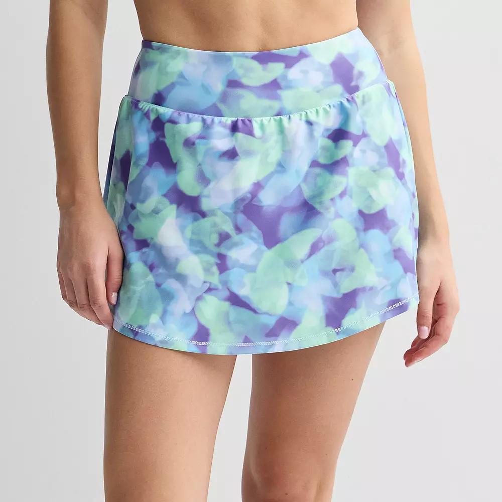 Women's Tek Gear® Ultrastretch Sun Gear Skort, Size: XL, Green Flittering Product Image