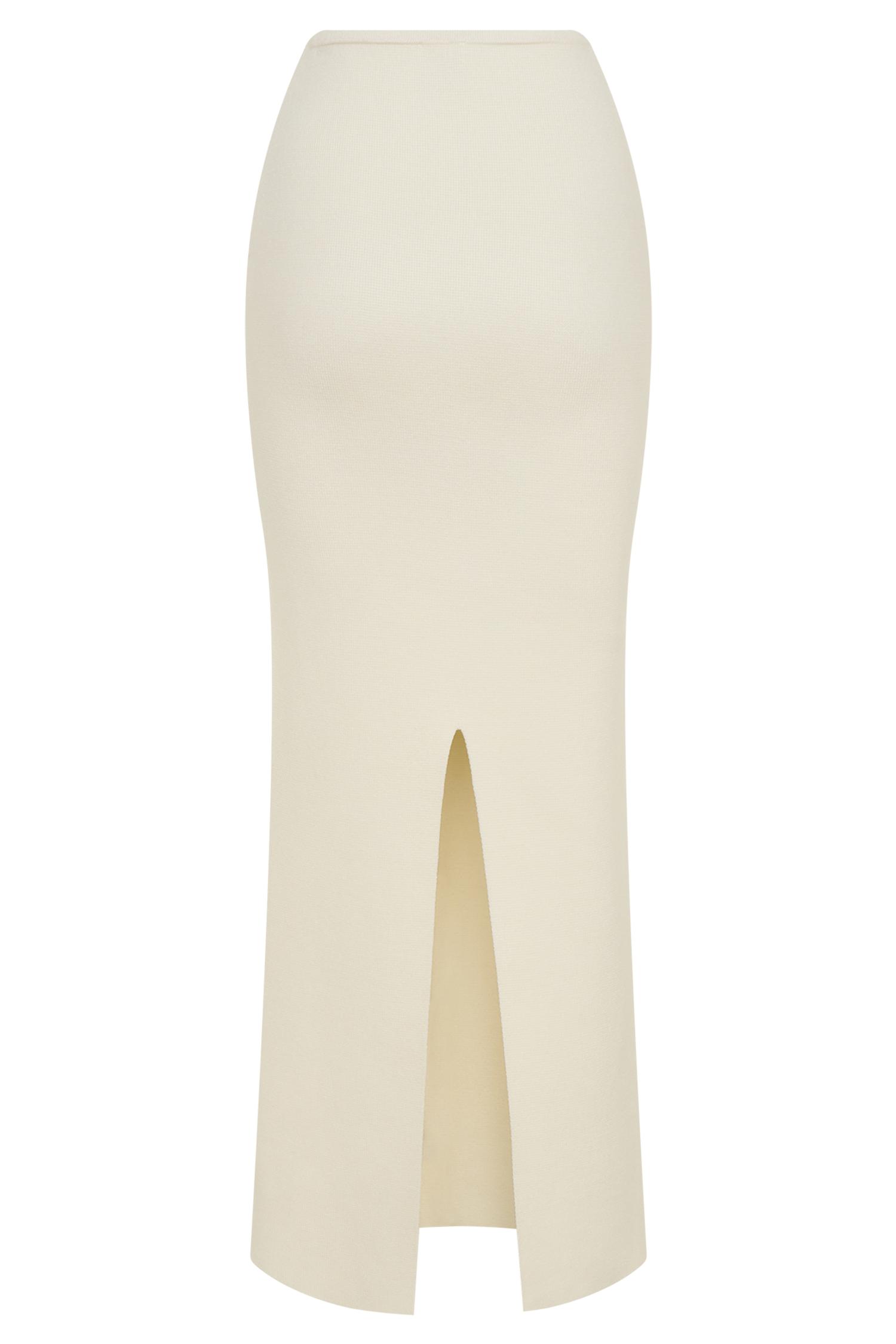 Kyle Knit Maxi Skirt - Ivory Product Image
