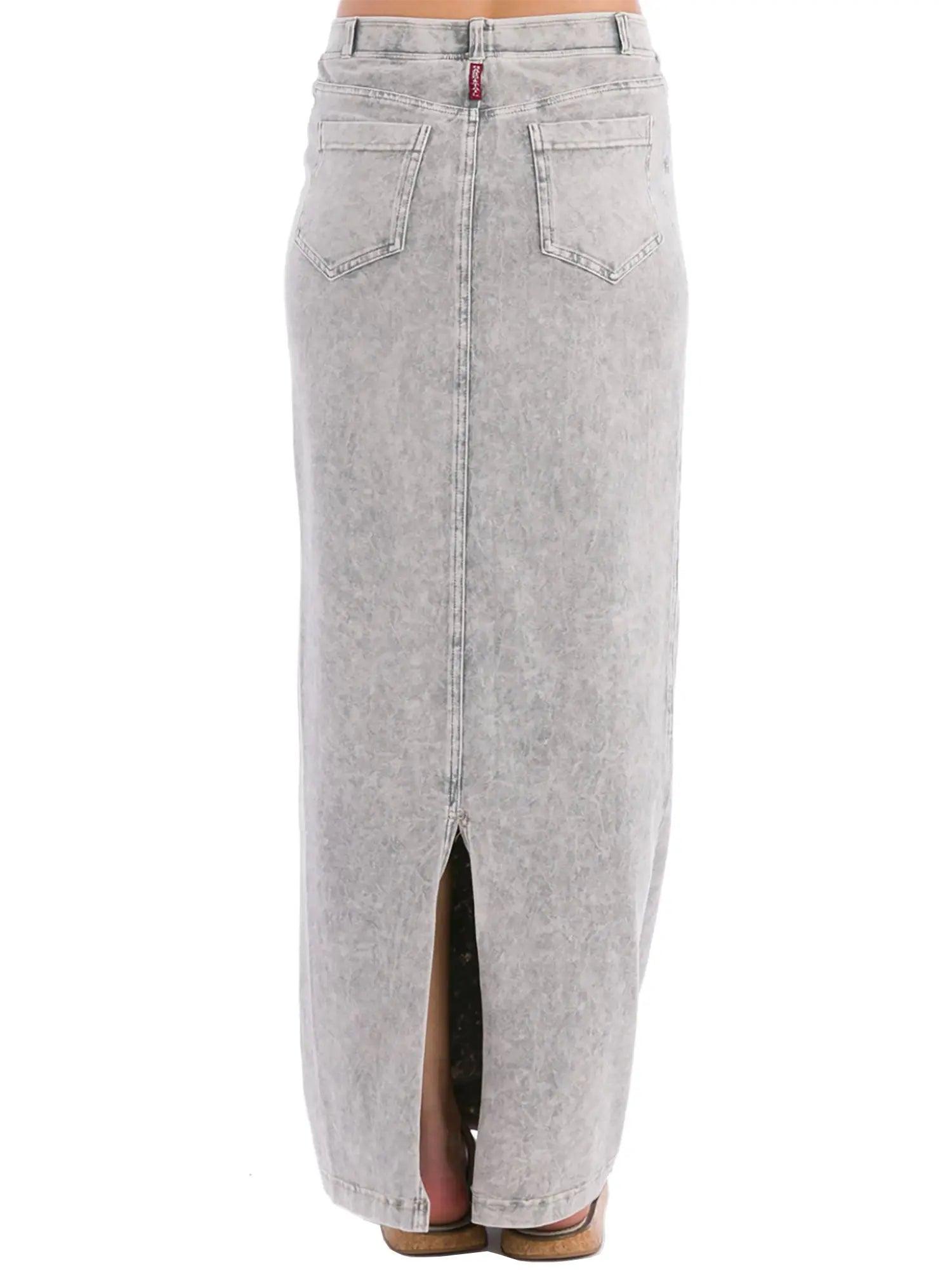 Hard Tail Long Pocket Slit Skirt WJ-111 Product Image