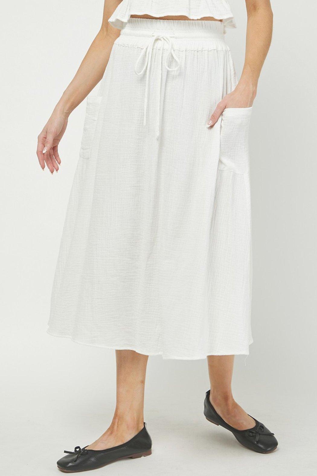 Gauze Maxi Skirt Product Image