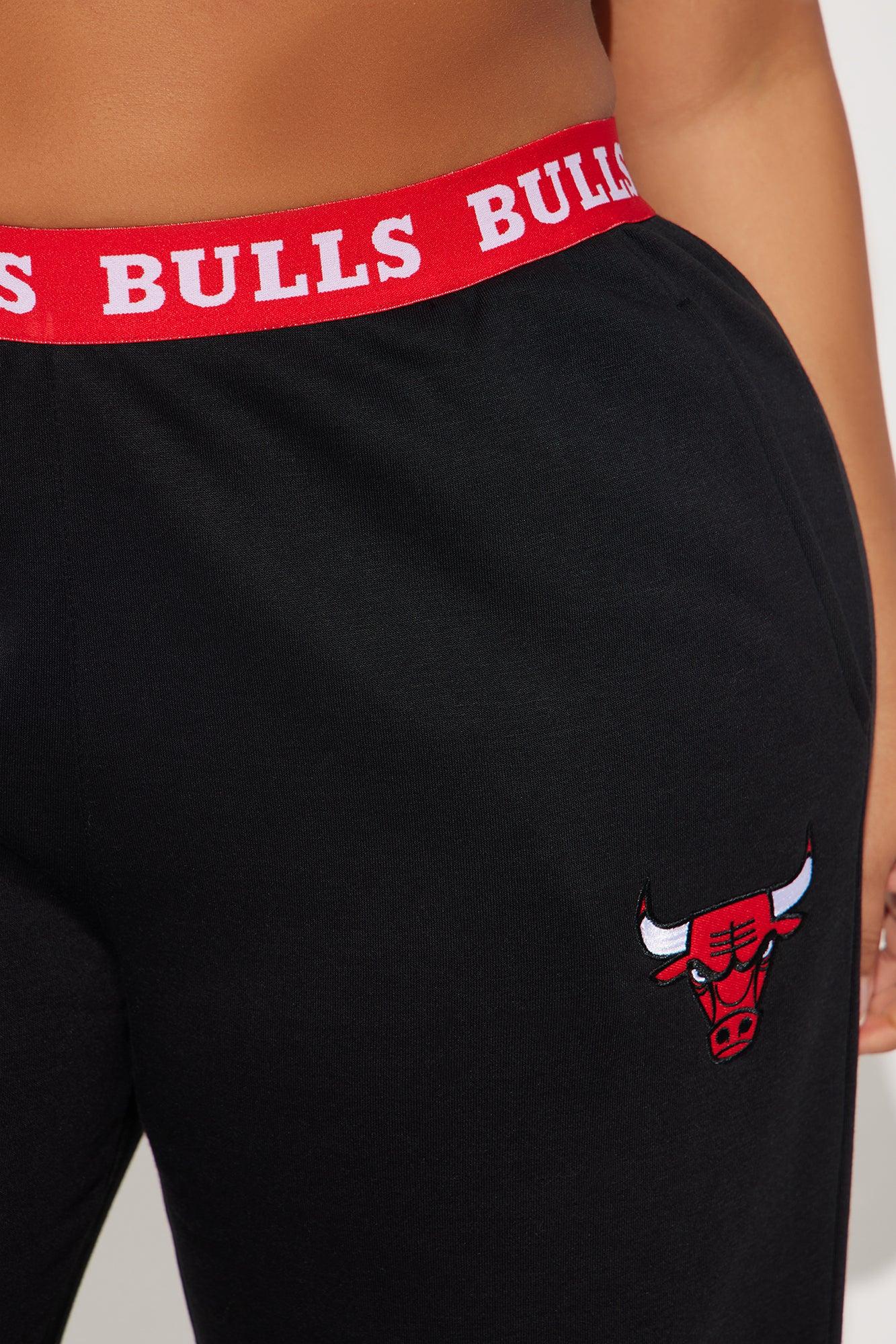 Bulls Free Throw Wide Leg Pant - Black Female Product Image