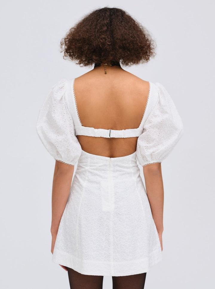 Marseille Mini Dress — White Product Image