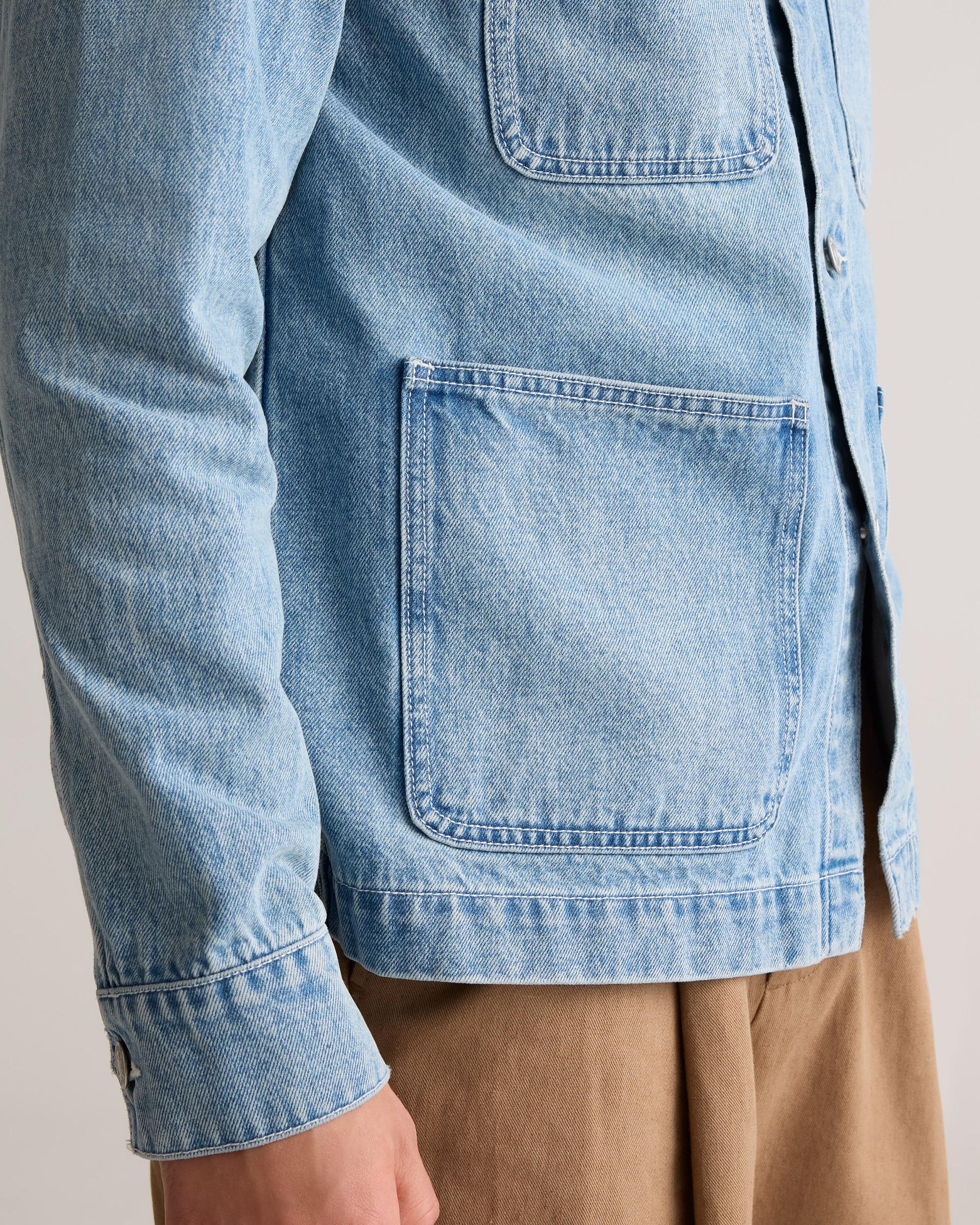 Quince | Men's Denim Chore Jacket Organic Cotton Product Image