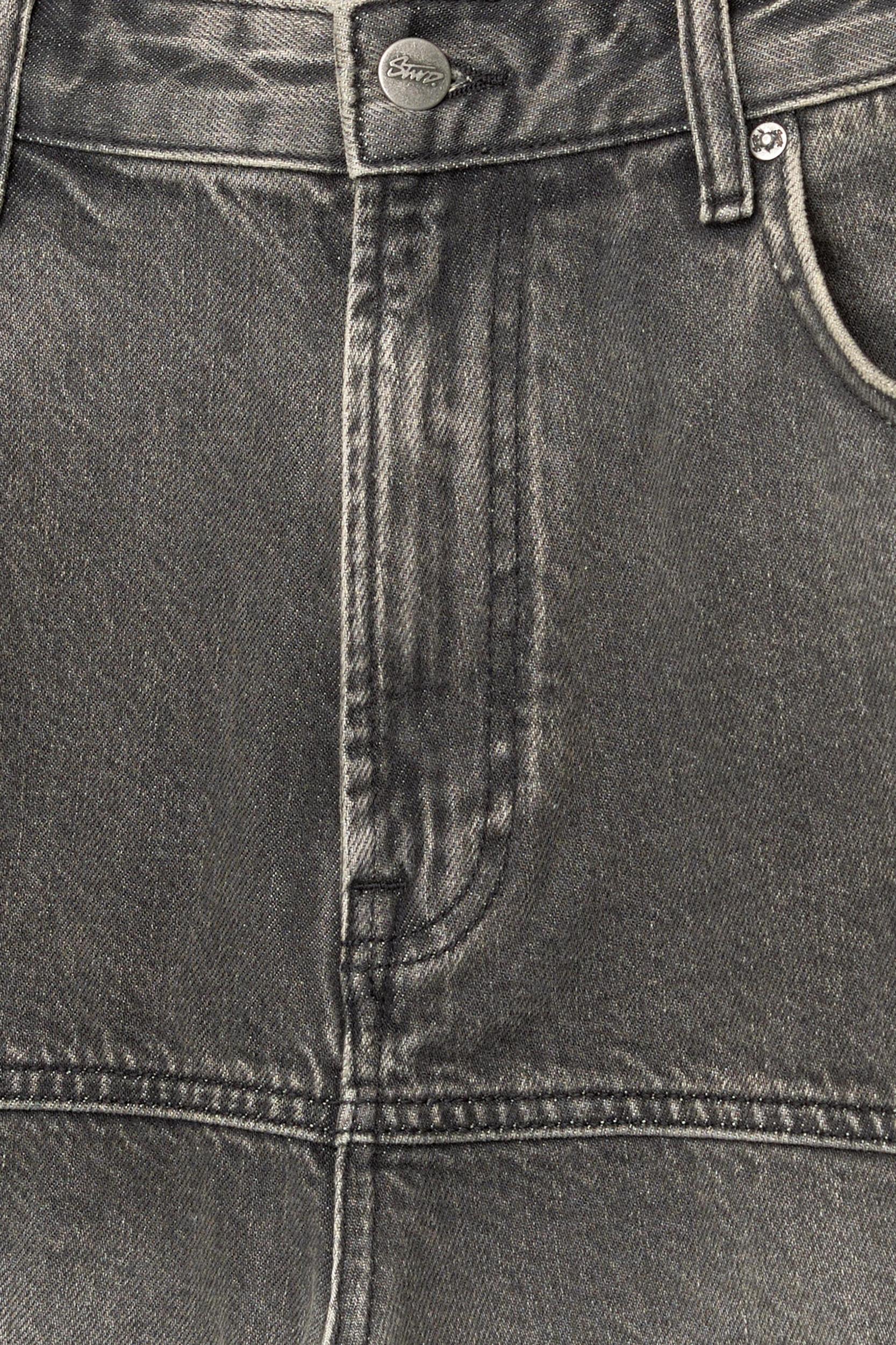 Ombré skater denim Bermuda shorts Product Image