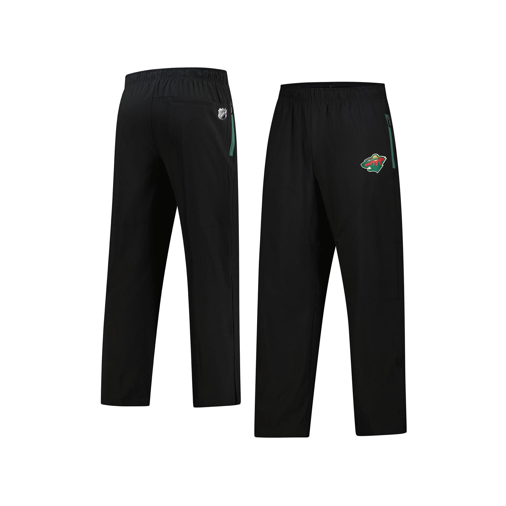 Men's Fanatics Black Minnesota Wild Authentic Pro Rink Pants, Size: Large Product Image
