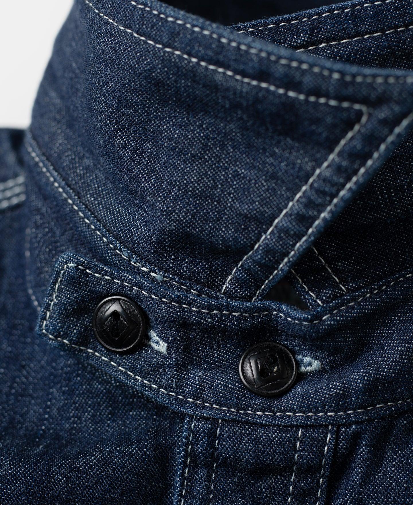 1933 Cigarette Pocket Denim Work Shirt Product Image