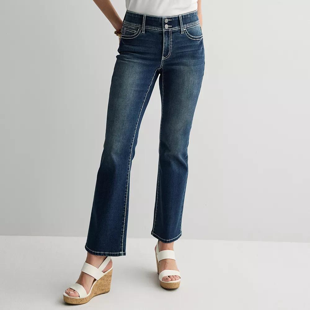 Women's Apt. 9® Tummy Control Bootcut Jeans,  Product Image