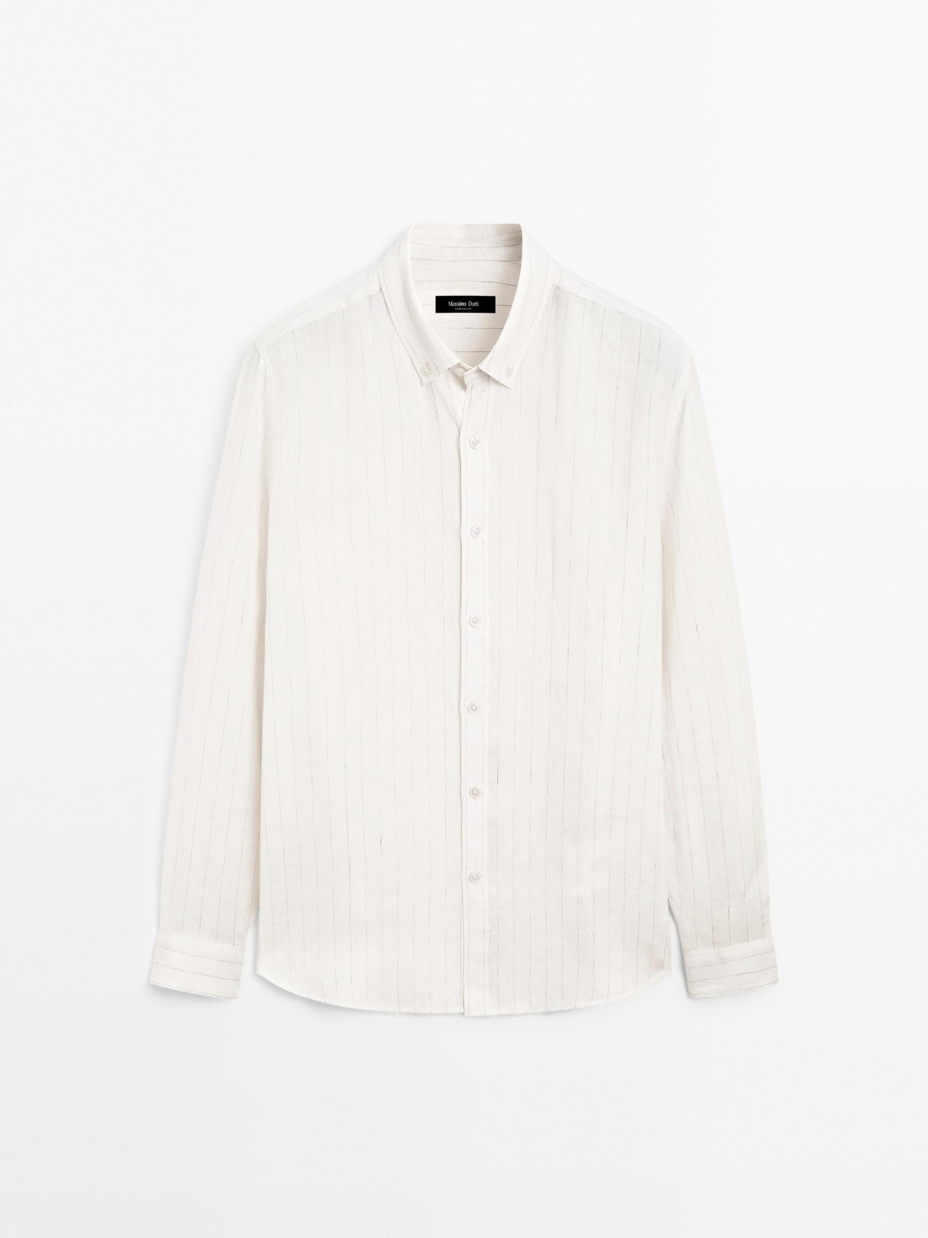 Regular fit pinstripe shirt Product Image