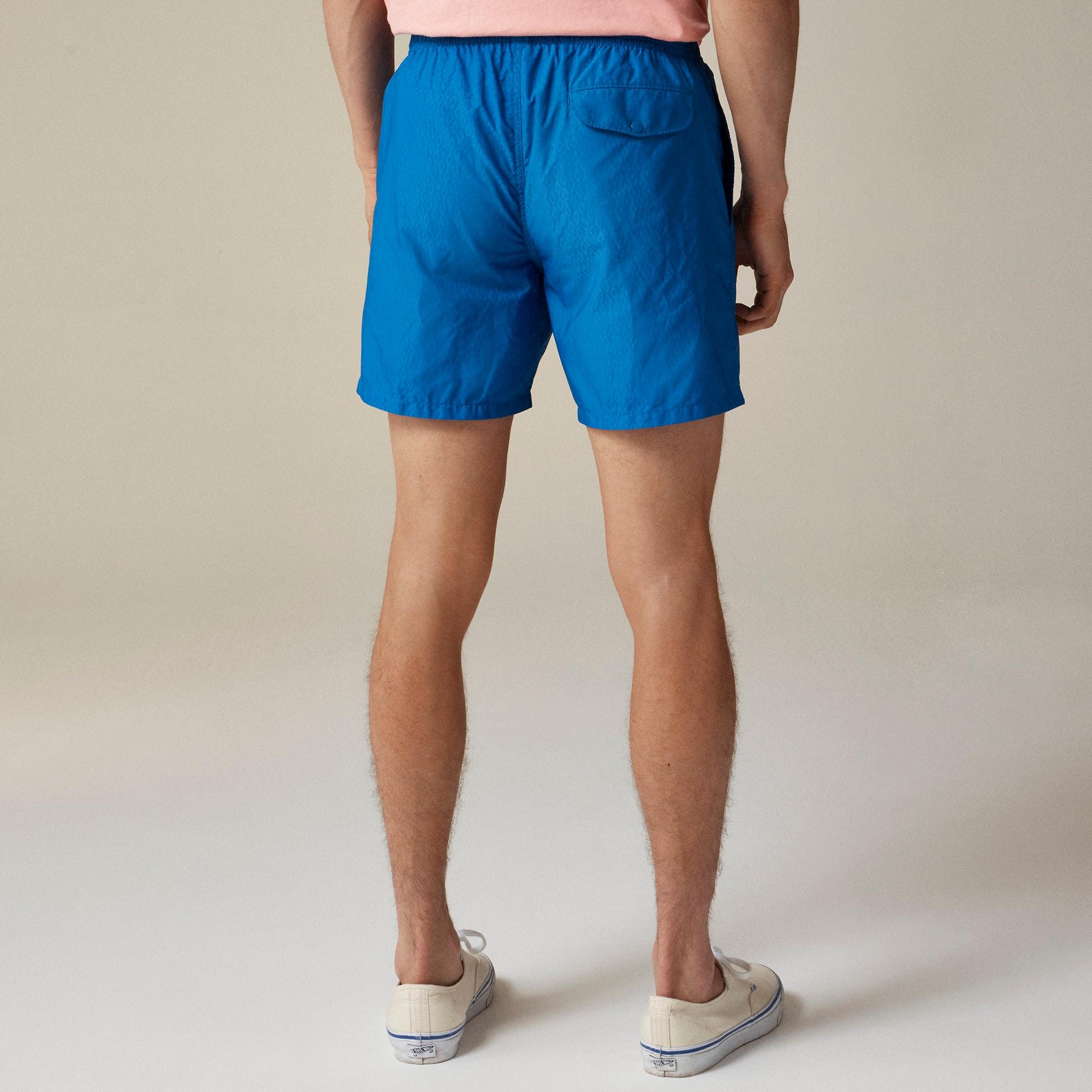 6" swim trunk in jacquard Product Image