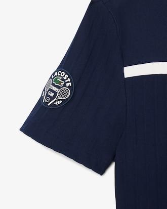 Ultra Dry Badge Accent Tennis Heritage Polo Shirt Product Image