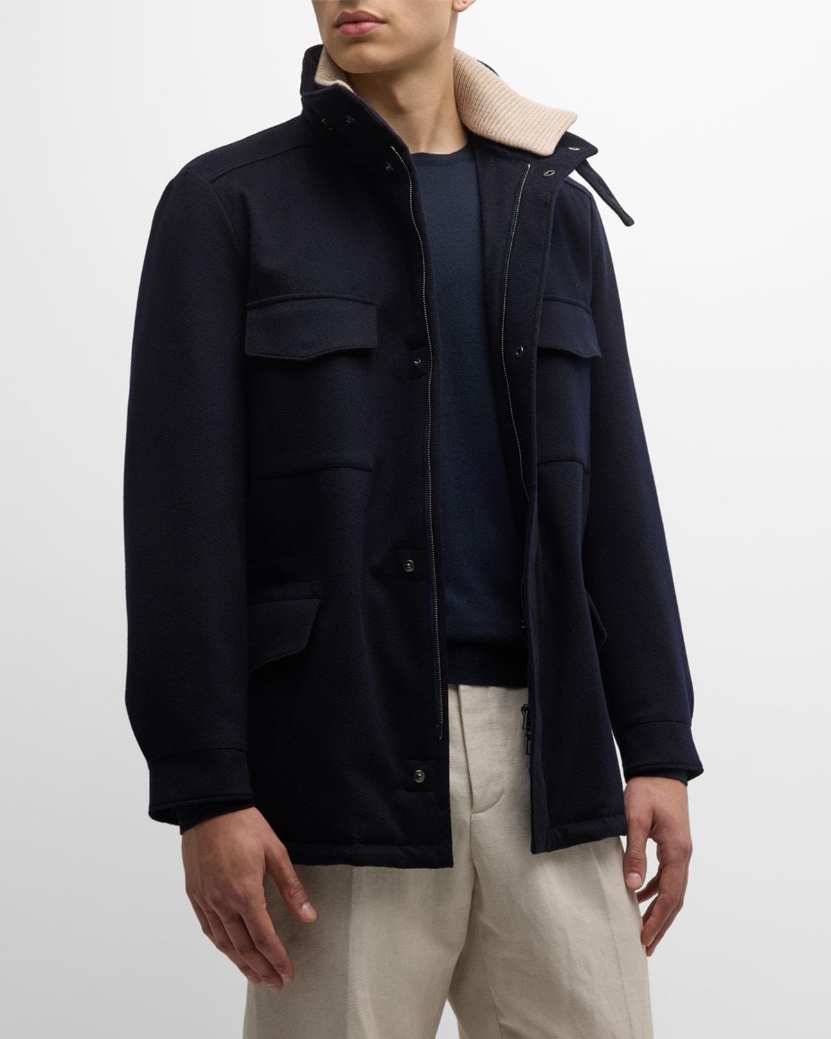 Mens Cashmere Storm System Traveller Jacket Product Image