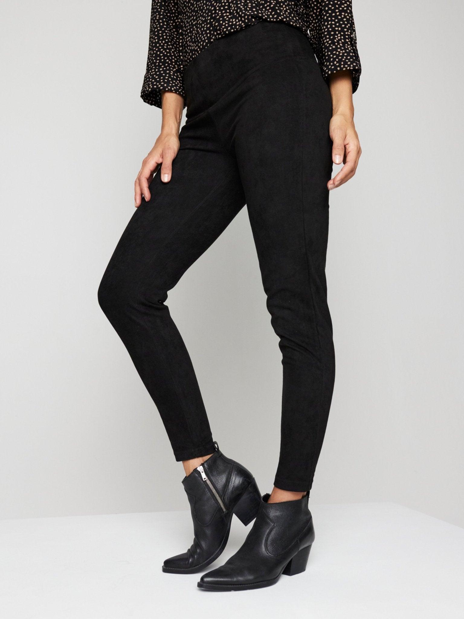 Roz & Ali Tummy Control Faux Suede Female Product Image