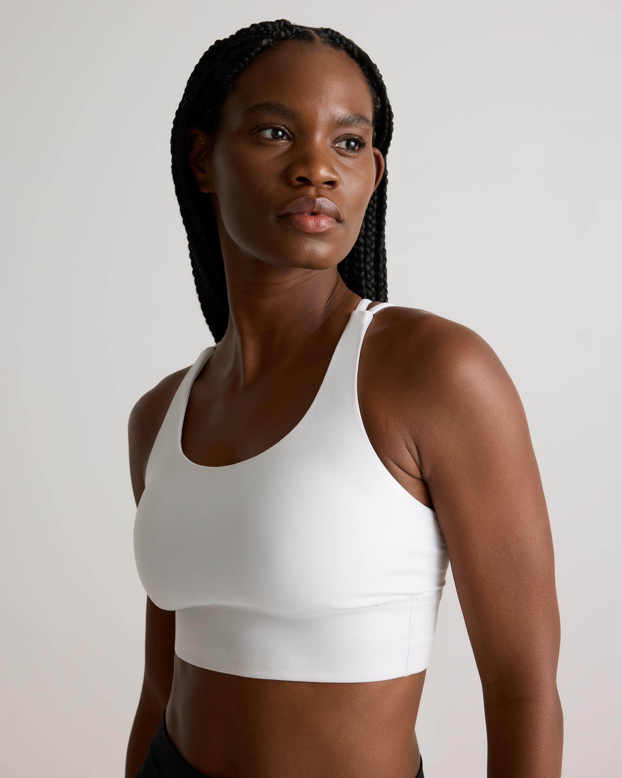 Quince | Women's Power-Up Long Line Strappy Sports Bra Nylon/Spandex Product Image